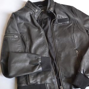 Women's Members Only Bomber Style Coat